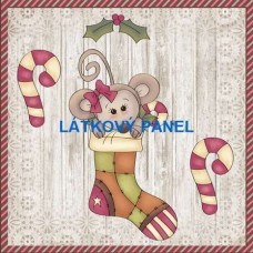 BAVLNĚNÝ PANEL - VÁNOČNÍ -  varianty velikostí  179-390