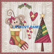 BAVLNĚNÝ PANEL - VÁNOČNÍ -  varianty velikostí  179-393