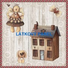 BAVLNĚNÝ PANEL - VÁNOČNÍ -  varianty velikostí  179-399