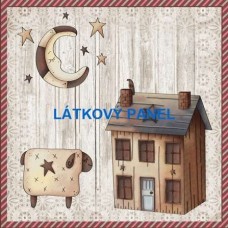 BAVLNĚNÝ PANEL - VÁNOČNÍ -  varianty velikostí  179-400