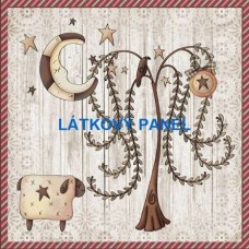 BAVLNĚNÝ PANEL - VÁNOČNÍ -  varianty velikostí  179-402