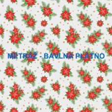 Bavlněná látka - vánoční motiv 221-64