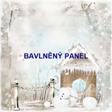 BAVLNĚNÝ PANEL  25x25 cm   zk72