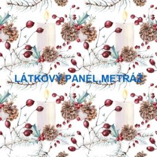  PANEL či METRÁŽ - varianty velikostí i materiálu 202van-233  KOLEKCE VÁNOČNÍ 