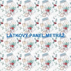  PANEL či METRÁŽ - varianty velikostí i materiálu 202van-237  KOLEKCE VÁNOČNÍ 