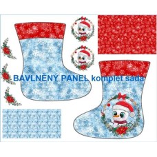  PANEL SADA NA VÁNOČNÍ PUNČOCHU  -  224-324  -  VARIANTY VELIKOSTÍ  