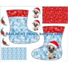 PANEL SADA NA VÁNOČNÍ PUNČOCHU  -  224-328  -  VARIANTY VELIKOSTÍ  