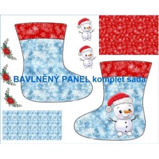  PANEL SADA NA VÁNOČNÍ PUNČOCHU  -  224-331  -  VARIANTY VELIKOSTÍ  