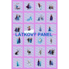 Látkový panel - varianty velikosti  224-409 bez čísel LEDOVÉ KRÁLOVSTVÍ