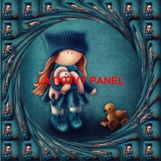 Bavlněný panel - TILDA  - 196-18C