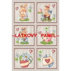 BAVLNĚNÝ PANEL - SADA 36x53 cm  MDVF62
