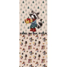 Panel na vak, pytel,pytlík  kolekce VÁNOCE  - 274-101   /vel.42x100cm/29x70cm/21x50cm  