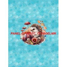 Látkový autorský  panel - KOLEKCE LESNÍ ZVÍŘÁTKA-  301-137
