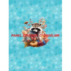 Látkový autorský  panel - KOLEKCE LESNÍ ZVÍŘÁTKA-  301-138