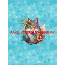 Látkový autorský  panel - KOLEKCE LESNÍ ZVÍŘÁTKA-  301-141
