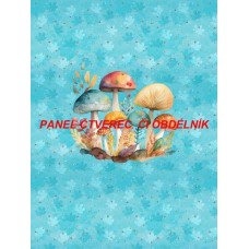 Látkový autorský  panel - KOLEKCE LESNÍ ZVÍŘÁTKA-  301-144