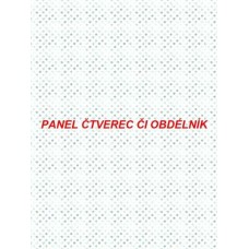 Látkový autorský  panel - KOLEKCE ČERVENÁ PANDA - 301-171