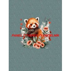 Látkový autorský  panel - KOLEKCE ČERVENÁ PANDA - 301-185