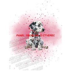 Látkový autorský  panel - KOLEKCE DALMATIN  -  310-4