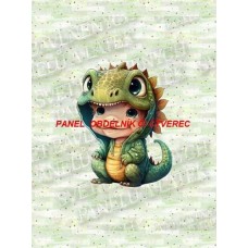 Látkový autorský  panel - KOLEKCE DRÁČEK -  310-27