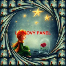 BAVLNĚNÝ PANEL Malý princ 15x15 cm    BSK-c19