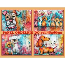 BAVLNĚNÝ PANEL 27x35 cm lpf969