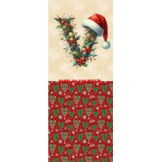 Panel na vak, pytel,pytlík  kolekce VÁNOCE  - 271-206   /vel.42x100cm/29x70cm/21x50cm  
