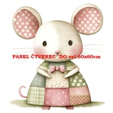bavlněný panel 15x15 cm  flp482