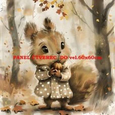 bavlněný panel 15x15 cm  flp488