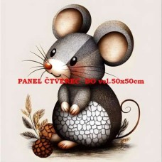 bavlněný panel 10x10 cm  flp562