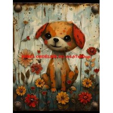 BAVLNĚNÝ PANEL 19x25 cm lpz532