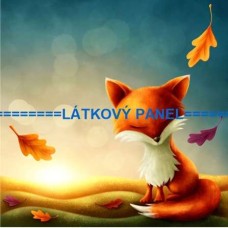 BAVLNĚNÝ PANEL  Liška 40x40 cm  BSK-77