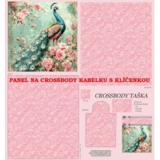PANEL NA CROSSBODY TAŠTIČKU S KLÍČENKOU  / 511d-12