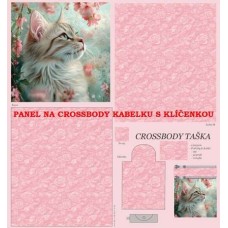 PANEL NA CROSSBODY TAŠTIČKU S KLÍČENKOU  / 511d-15