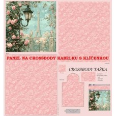 PANEL NA CROSSBODY TAŠTIČKU S KLÍČENKOU  / 511d-25