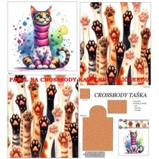 PANEL NA CROSSBODY TAŠTIČKU S KLÍČENKOU  / 511d-27