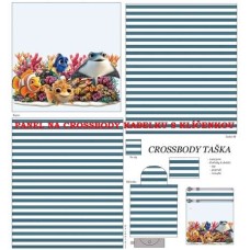 PANEL NA CROSSBODY TAŠTIČKU S KLÍČENKOU  / 511d-32