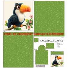 PANEL NA CROSSBODY TAŠTIČKU S KLÍČENKOU  / 511d-41