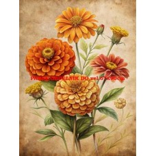 BAVLNĚNÝ PANEL 19x25 cm  kve279