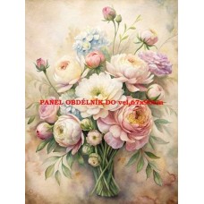 BAVLNĚNÝ PANEL 19x25 cm  kve281