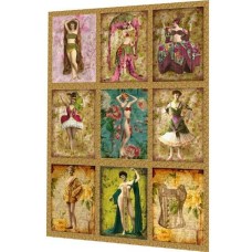 BAVLNĚNÝ PANEL - SADA 28,5 x 37,5 cm  NS50