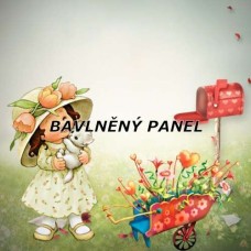 Bavlněná látka - panel U201