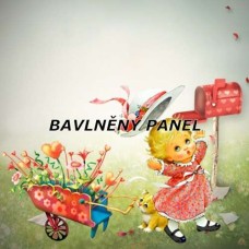 Bavlněná látka - panel U202