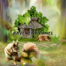 Bavlněná látka - panel U234
