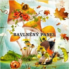 Bavlněná látka-panel A612A1