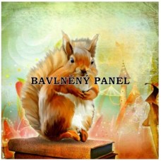 Bavlněná látka-panel A612B2