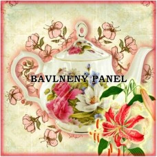 Bavlněná látka-panel A615D6