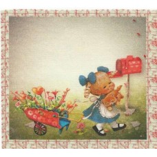 BAVLNĚNÝ PANEL - 10 x 11 cm 17RG168