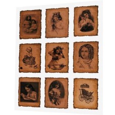 BAVLNĚNÝ PANEL - SADA 30 x 35 cm  GV8