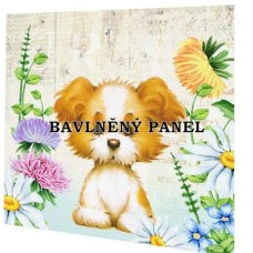 Bavlněná látka-panel A6733